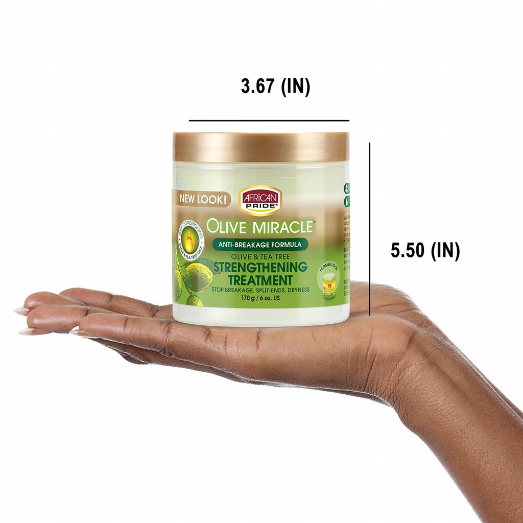 African Pride Olive Miracle Anti-Breakage Leave In Conditioner Cream 6 Oz