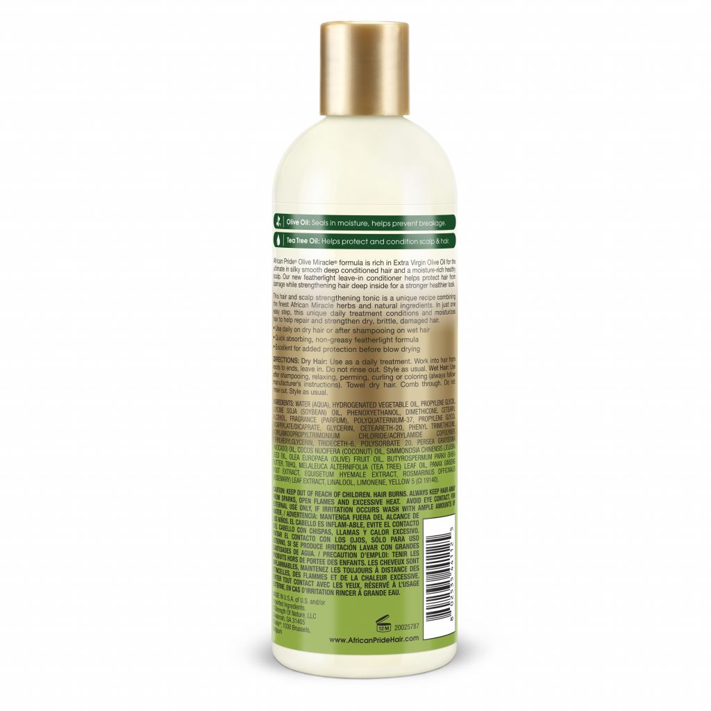 African Pride Olive Miracle Anti-breakage Leave-in Conditioner 12 Oz