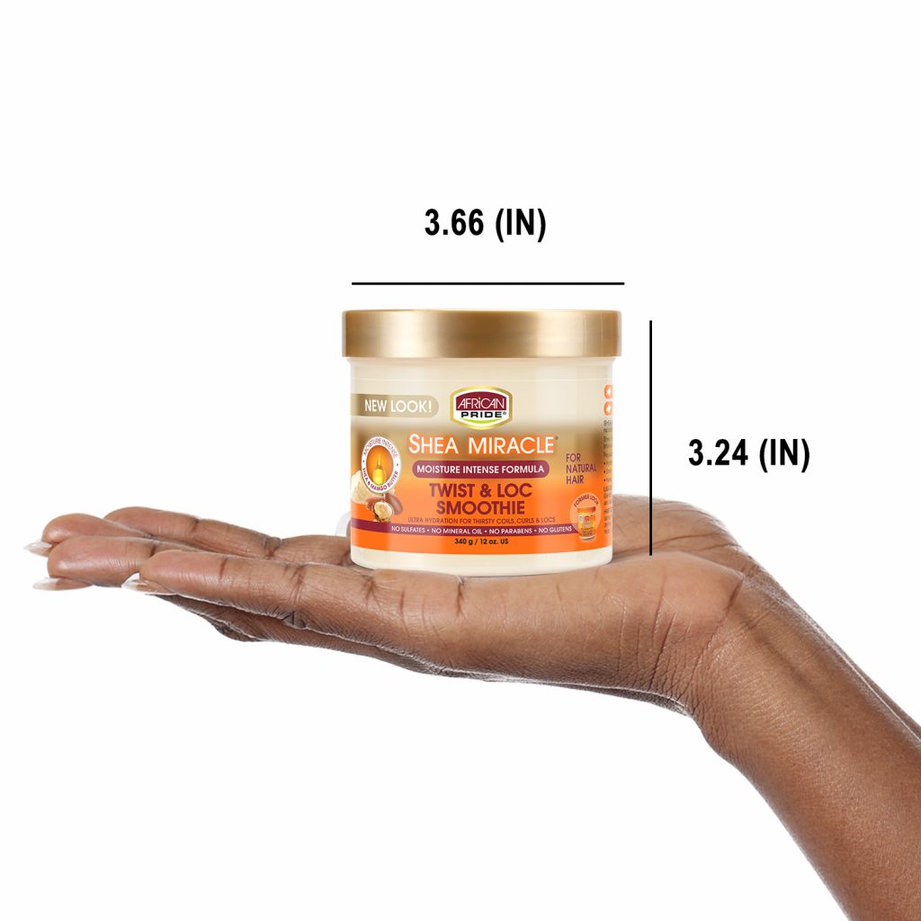 African Pride Shea Miracle Moisture Intense Twist & Loc Smoothie 12 Oz