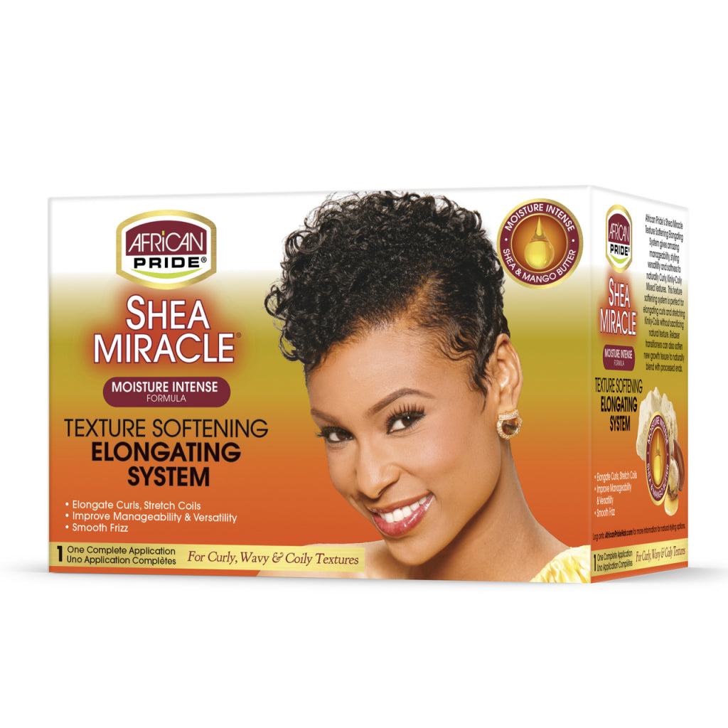 African Pride Shea Butter Miracle Texture Softening Elongating System 500g