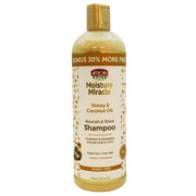 African Pride Moisture Miracle Honey & Coconut Oil Shampoo 12 Oz