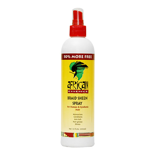 African Essence Braid Sheen Spray 12 Oz