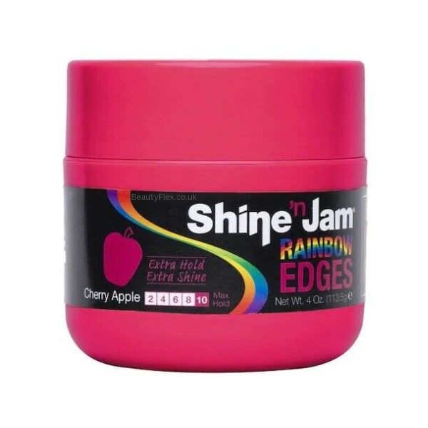 Shine N Jam Rainbow Edges - Cherry Apple Max Hold 4 Oz