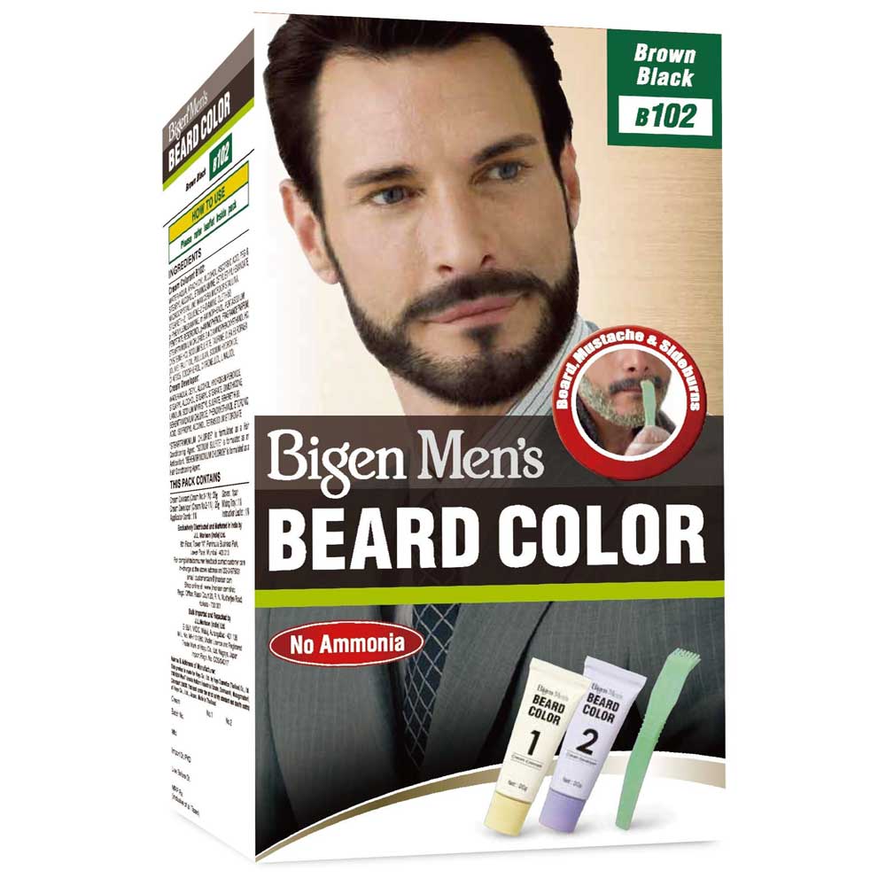 Bigen Mens Bearded Dyes Brown Black 102