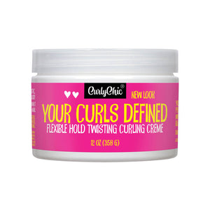 Curly Chic Defined Flexible Hold Twisting Curling Cream 11.5 Oz