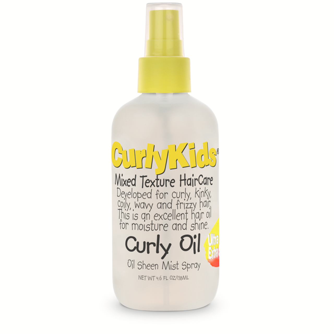 Curly Kids Mixed Hair HairCare Curly Oil Spray 5 Oz