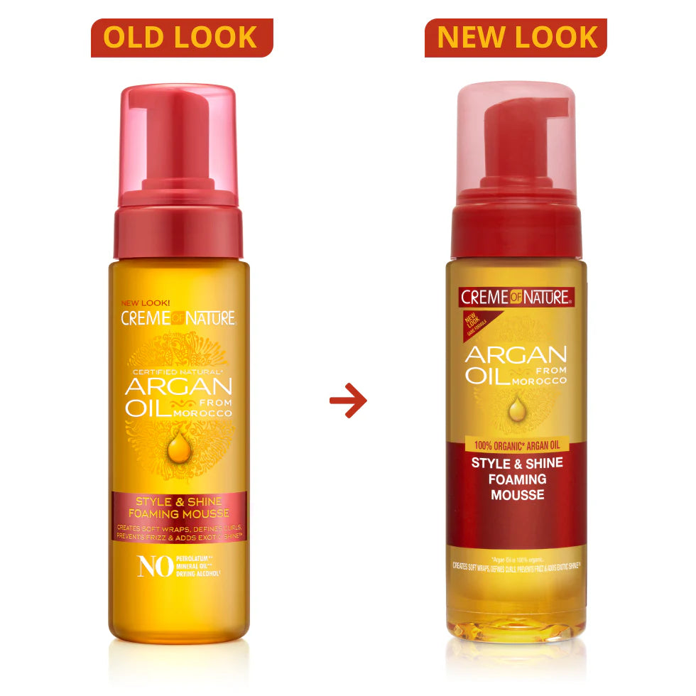 Creme Of Nature Argan Oil Foaming Wrap Lotion