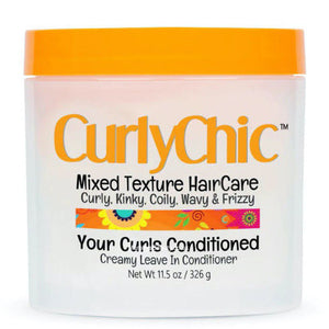 Curly Chic Mixed Texture Haircare Curly Kinnky Coily Curling Leave In Conditioner 11.5 Oz