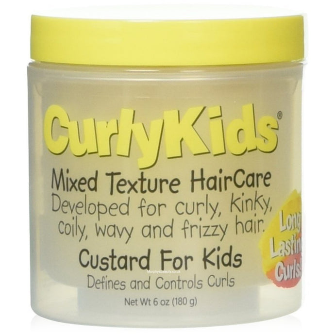 Curly Kids Mixed Hair HairCare Custard for Kids Jelly 6 Oz