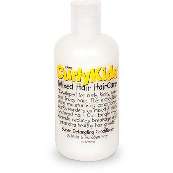 Curly Kids Mixed Hair HairCare Detangling Conditioner 8 Oz