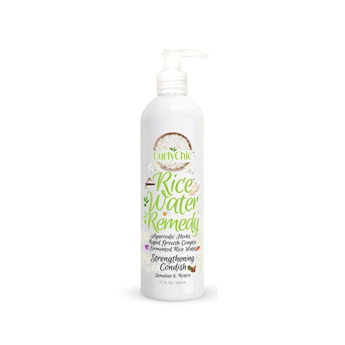 Curly Chic Rice Water Remedy Strengthening Condish 12 Oz