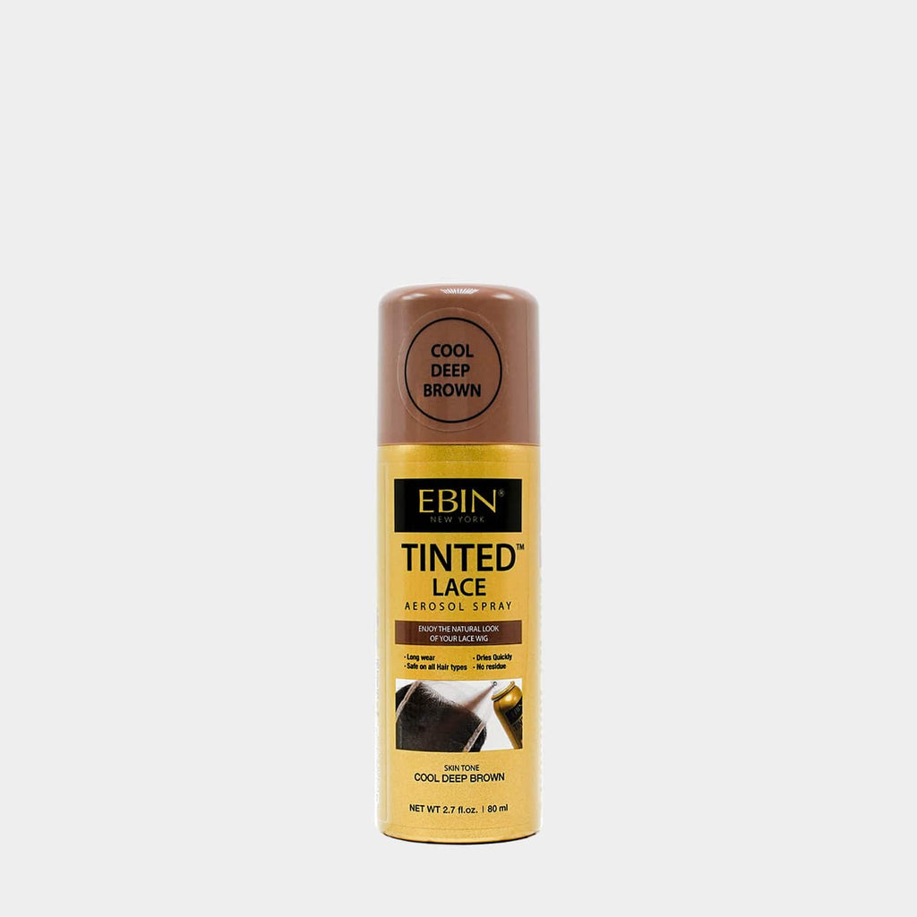 EBIN New York Tinted Lace Aerosol Spray 80ml - Cool Deep Brown