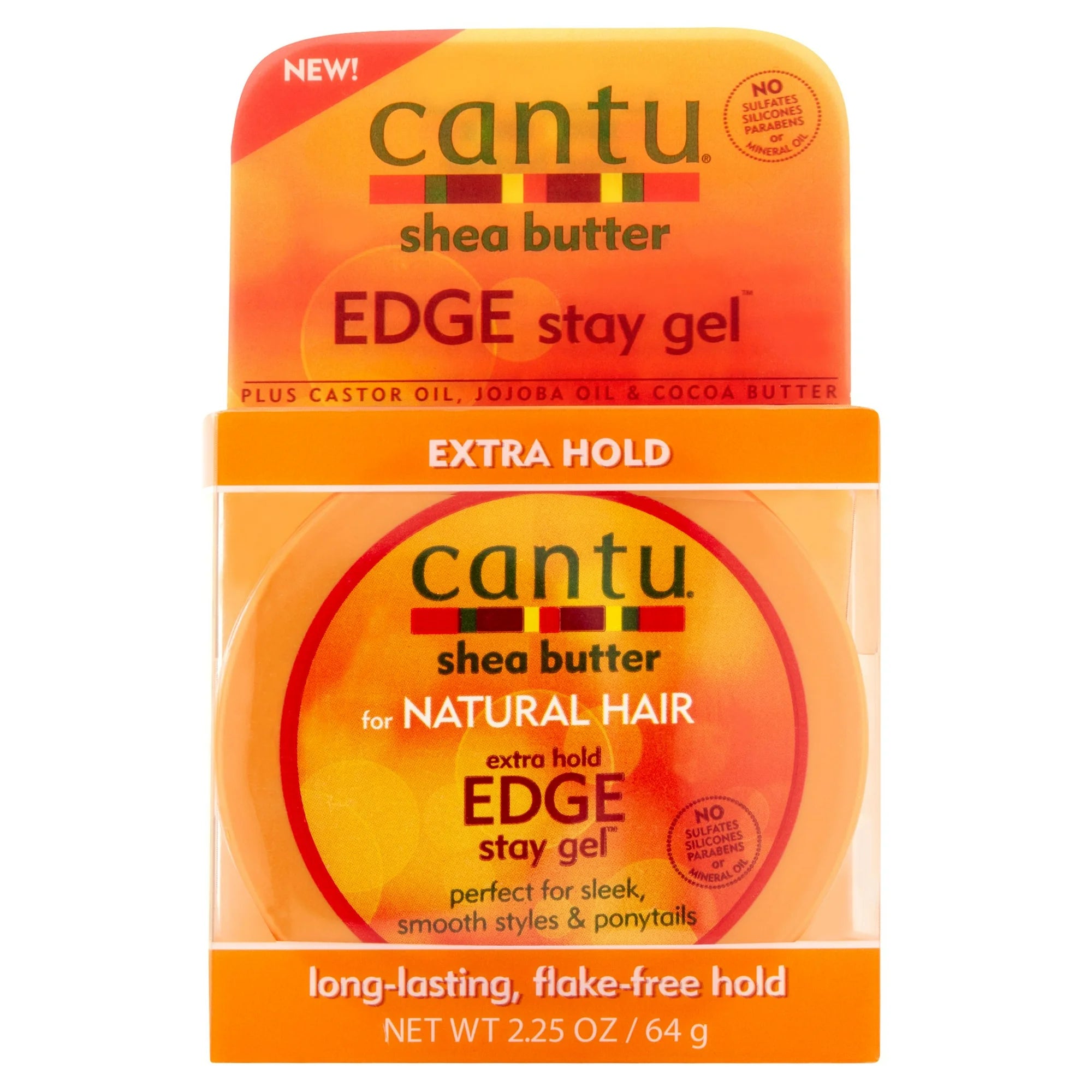 Cantu Natural Hair Edge Stay Gel Extra Hold 4.5 Oz