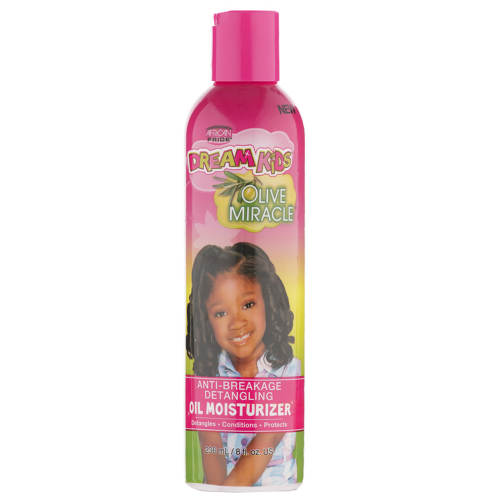 African Pride Dream Kids Olive Miracle Anti-Breaking Detangling Moisturizer 8 Oz