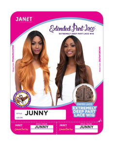 Janet Collection Extended Part Lace Wig Junny