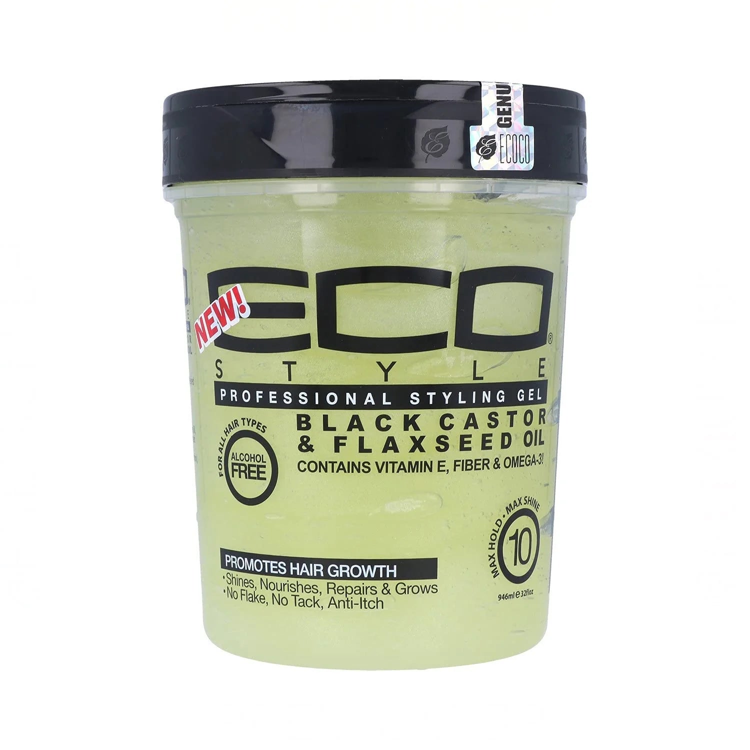 Eco Style Black Castor Oil And Flaxseed Styling Gel