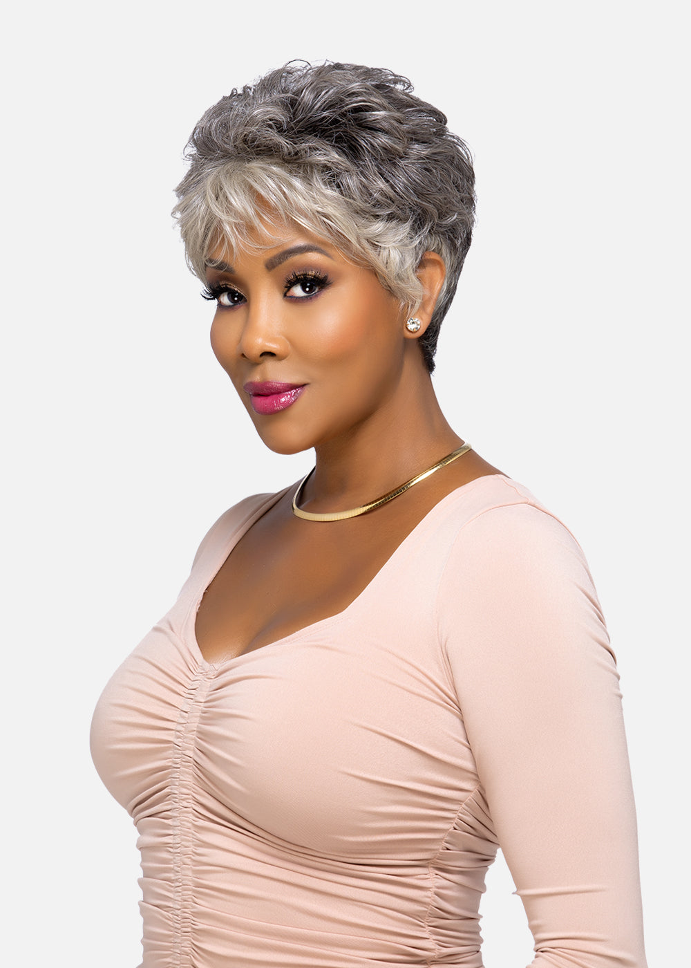 Vivica Fox Pure Comfort Cap Human Hair Wig H205-V