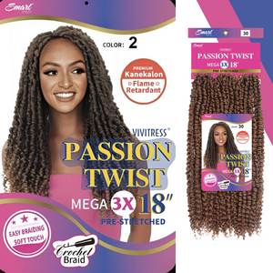 Vivitress Passion Twist 3X 18” Mega Pack