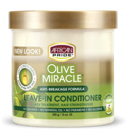 African Pride Olive Miracle Anti-breakage Leave In Conditioner Cream 15 Oz