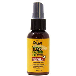 Kuza Jamaican Black Castor Oil Braid Spray 2 Oz