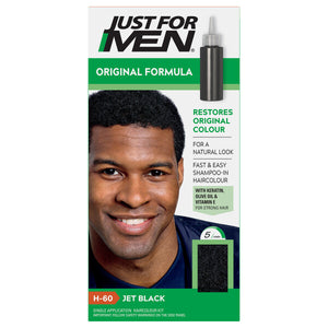 Just For Men Origional Formula Hair Colour Jet Black-H60 250g