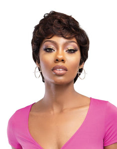 Janet Collection Lavish Virgin Human Hair Wig Avery