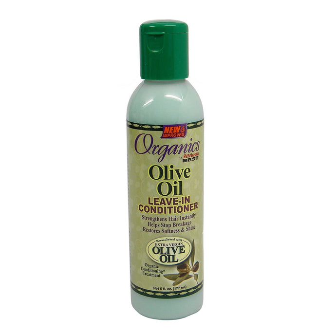 Africas Best Organics Organic Olive Oil Leave In Conditioner 6 Oz