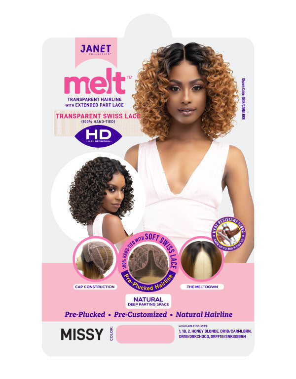 Janet Collection Melt Swiss Lace Wig Missy