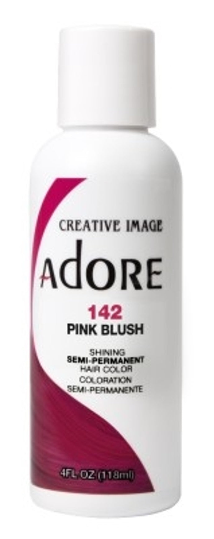 Adore Shining Semi Permanent 142 Pink Blush Hair Dye 4 Oz