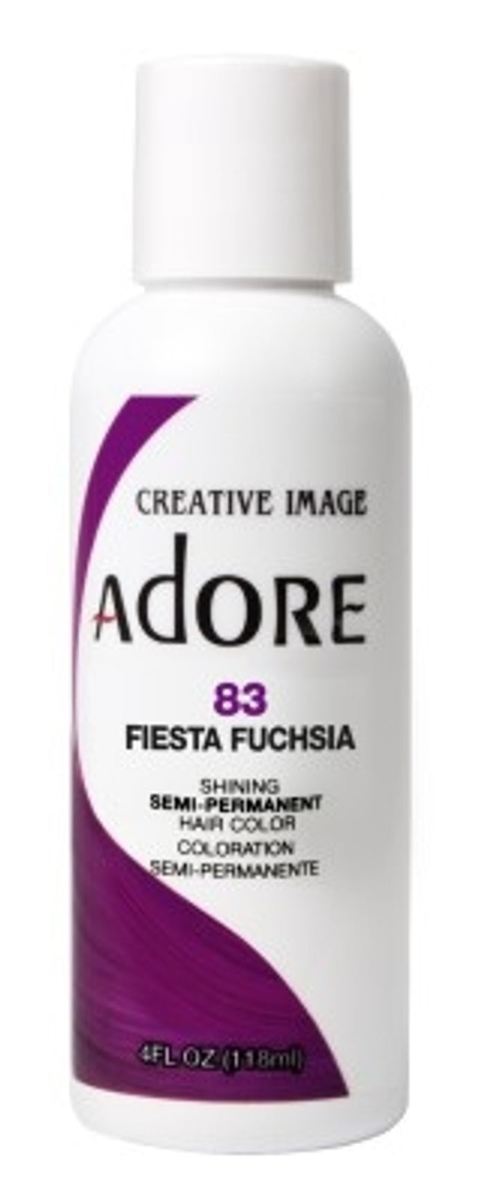 Adore Shining Semi Permanent 83 Fiesta Fuchisa Hair Dye 4 Oz