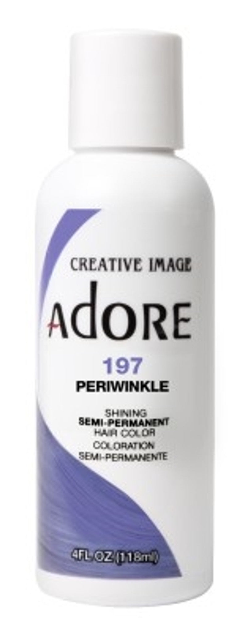 Adore Shining Semi Permanent 197 Periwinkle Hair Dye 4 Oz