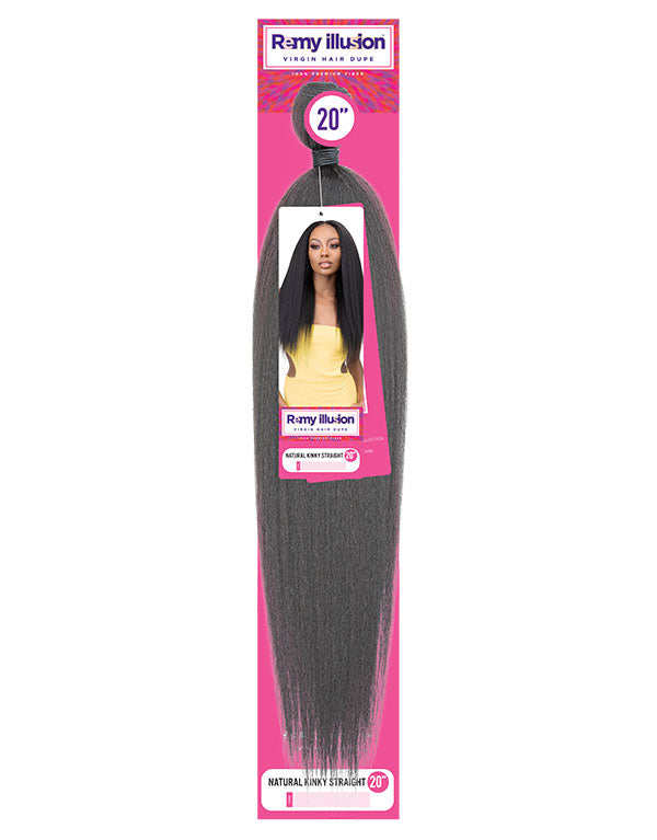 Janet Collection Remy Illusion Natural Kinky Straight 20”