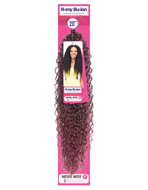 Janet Collection Remy Illusion Natural Water Wave 20”