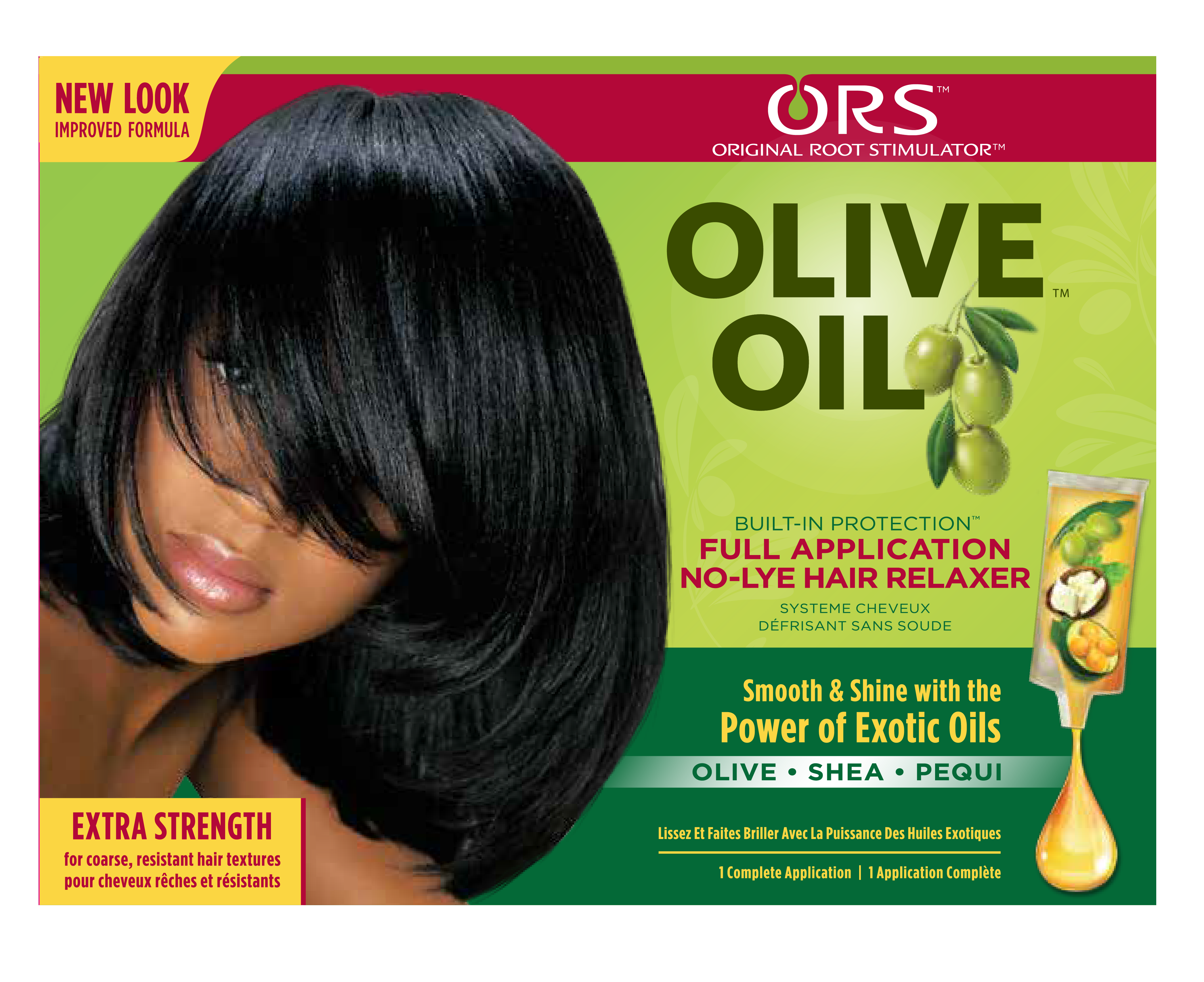 ORS Organic Root Stimulator Olive Oil New Growth No Lye Hair Relaxer Extra 500g