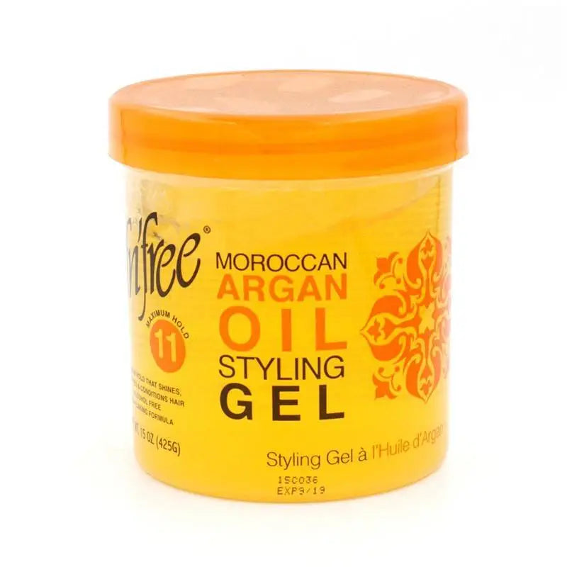 Sof N Free Styling Gel With Morrocan Argan Gel 15 Oz