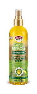 African Pride Olive Miracle Braid Sheen Spray 12 Oz