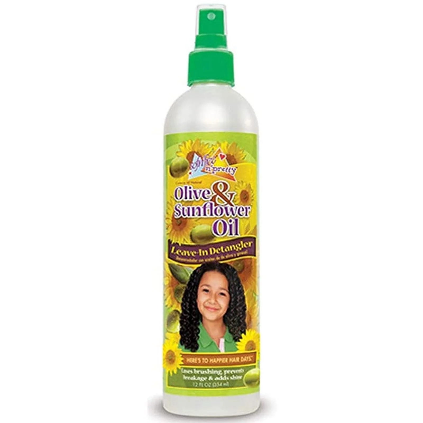 Sof N Free Pretty Olive And Sunflower Detangler 12 Oz