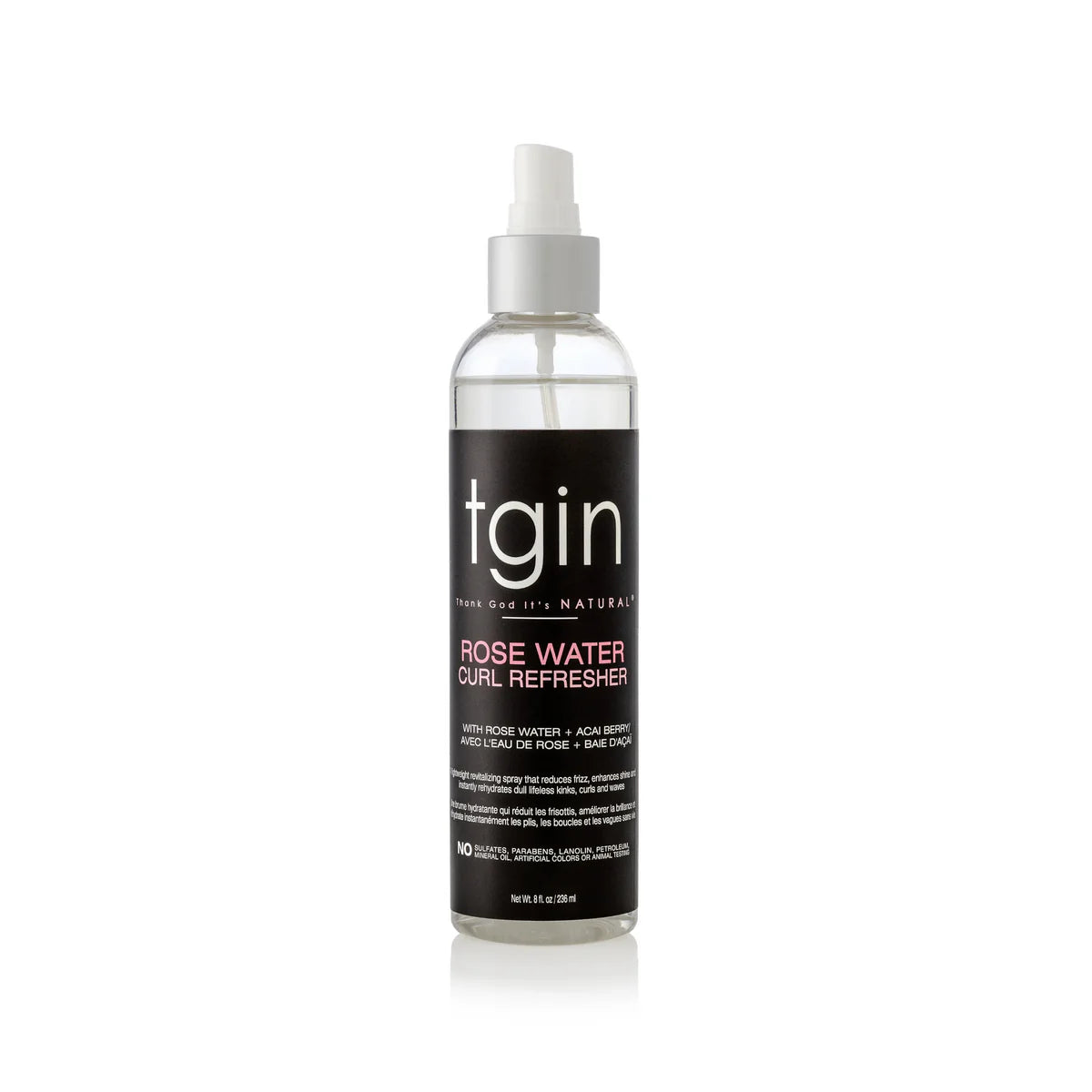 TGIN Rose Water Curl Refresher 8 Oz