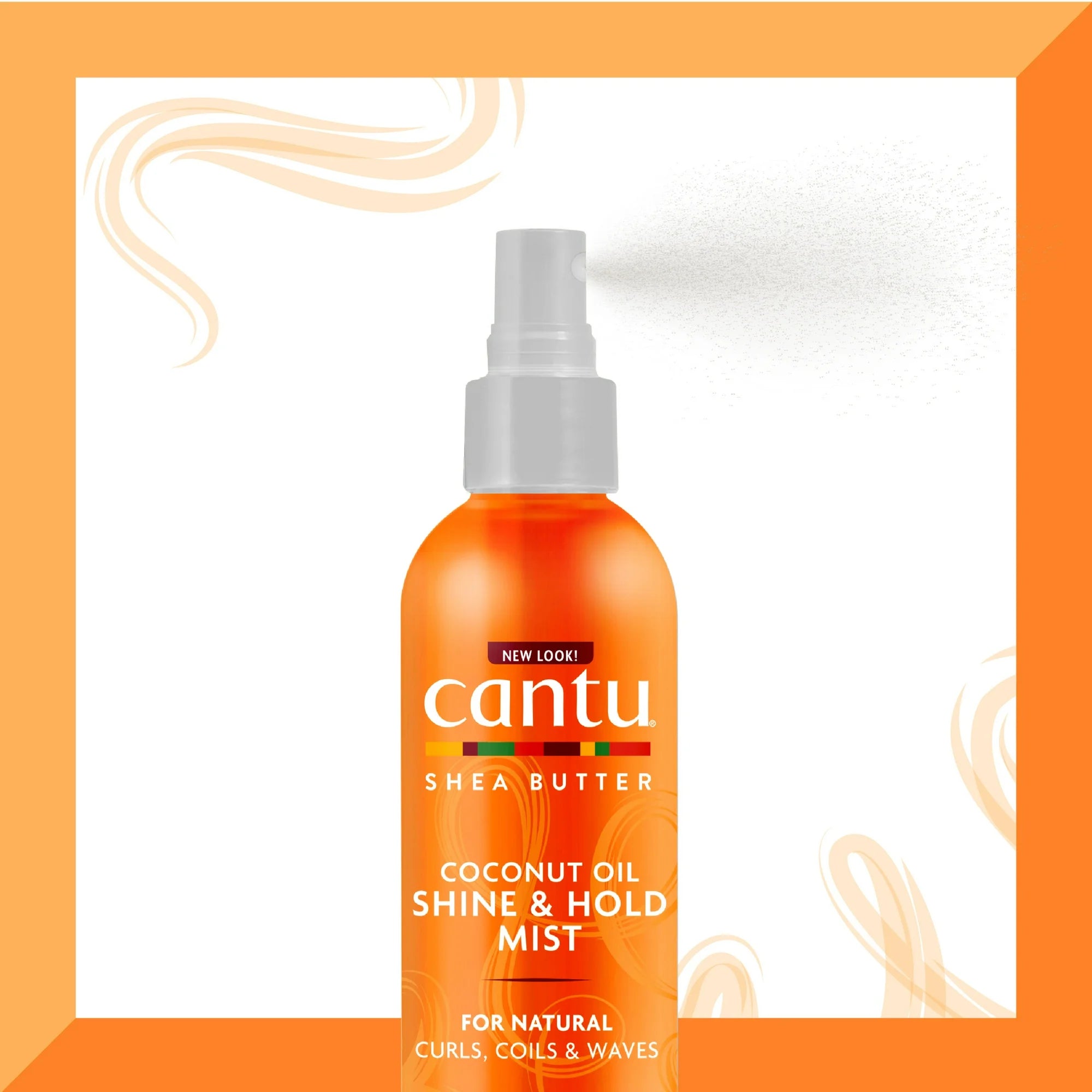 Cantu Shea Butter Coconut Oil Shine and Hold Mist 8 Oz