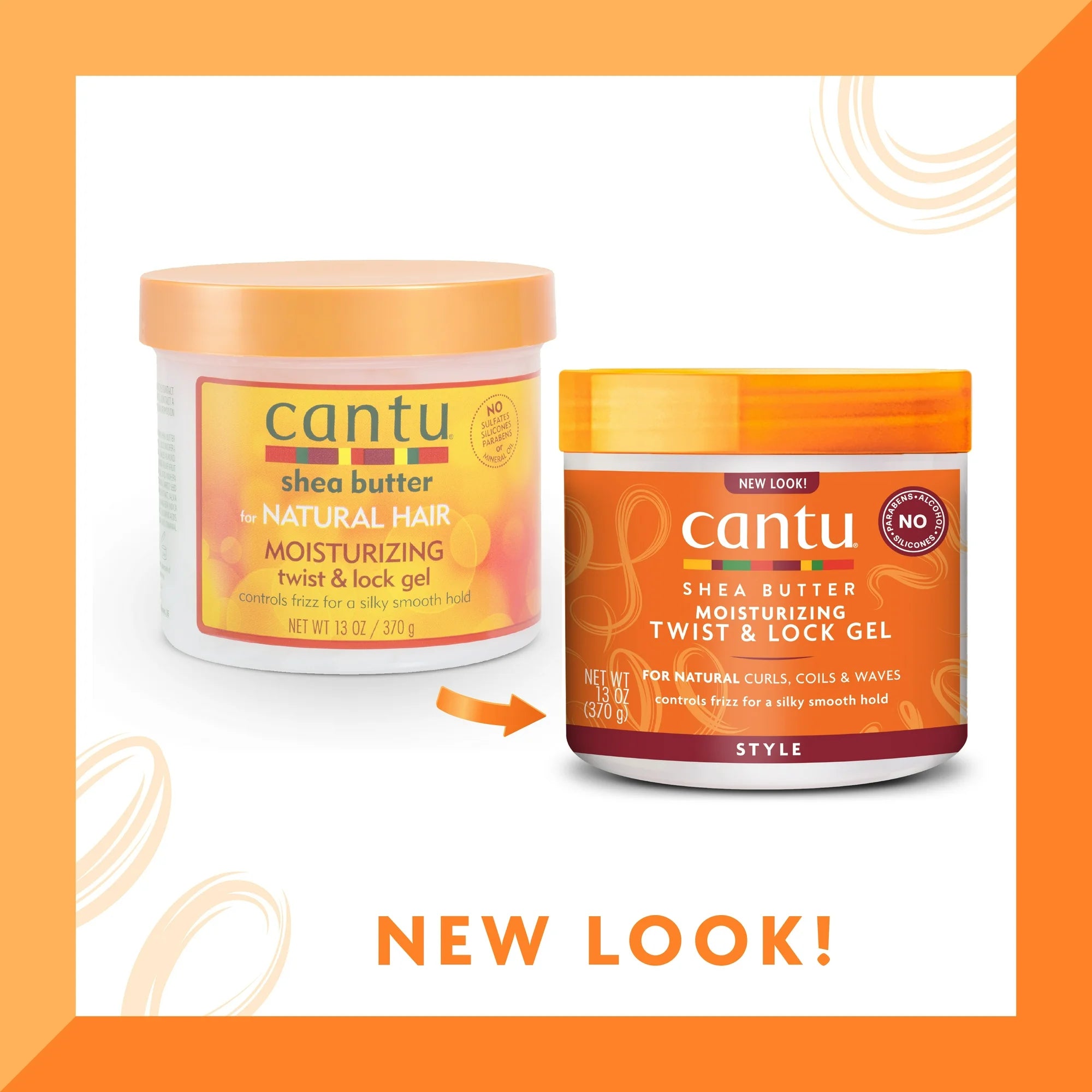 Cantu Shea Butter For Natural Hair Moisturizing Twist & Lock Gel 13 Oz