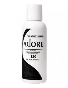 Adore Shining Semi Permanent 120 Black Velvet Hair Dye 4 Oz