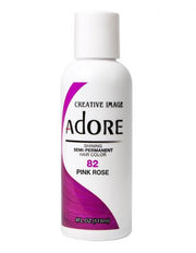 Adore Shining Semi Permanent 82 Pink Rose Hair Dye 4 Oz