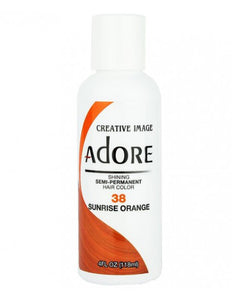 Adore Shining Semi Permanent 38 Sunrise Orange Hair Dye 4 Oz