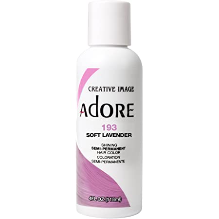 Adore Shining Semi Permanent 193 Soft Lavender Hair Dye 4 Oz