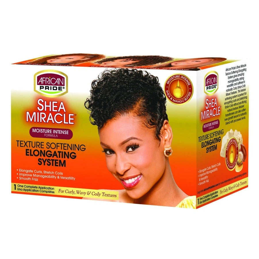 African Pride Shea Butter Miracle Texture Softening Elongating System 500g