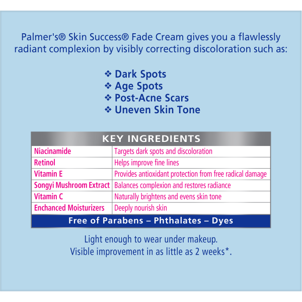 Palmer's Skin Success Eventone Fade Cream All Skin Types 2 Oz