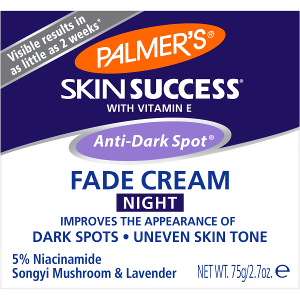 Palmer's Skin Success Anti-Dark Spot Nighttime Fade Cream Face Moisturizer 2 Oz