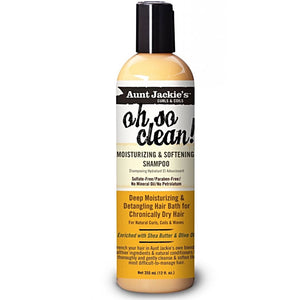 Aunt Jackie's Oh So Clean Moisturizing & Softening Shampoo 12 Oz