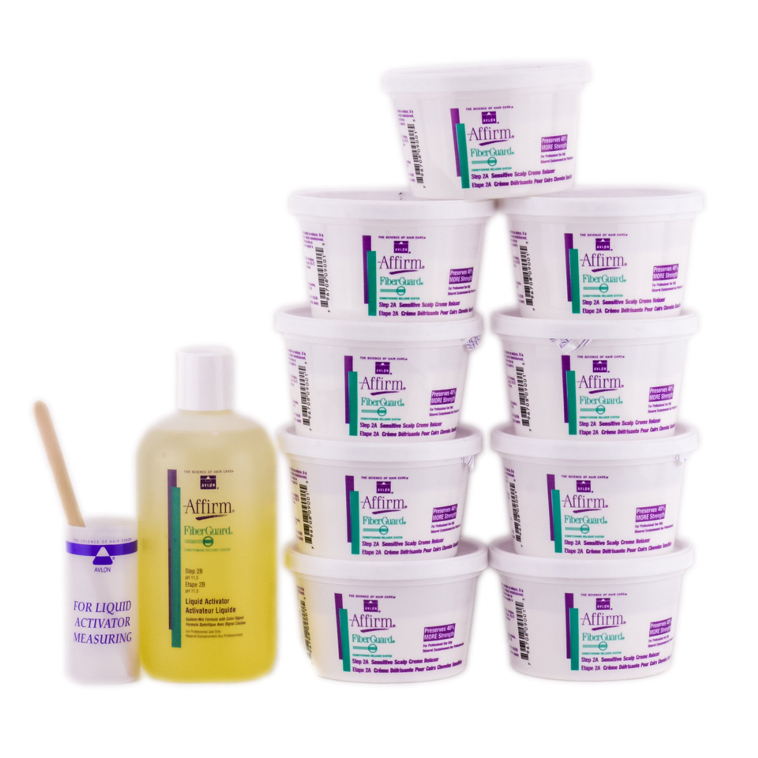 Keracare Avlon Affirm FiberGuard Sensitive Scalp Relaxer 9 Application 70 Oz