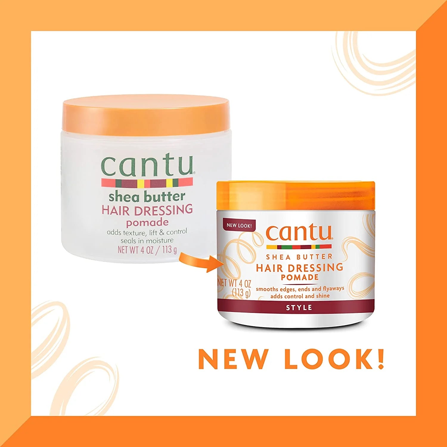 Cantu Shea Butter Pomade Hair Dressing & Styling 4 Oz